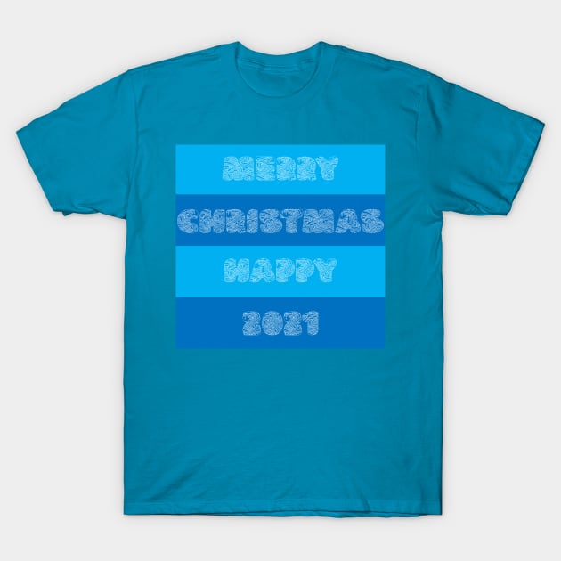 Merry Christmas Frozen Lake T-Shirt by yayor